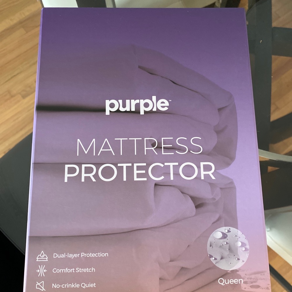 Purple mattress protector Queen brand new in box